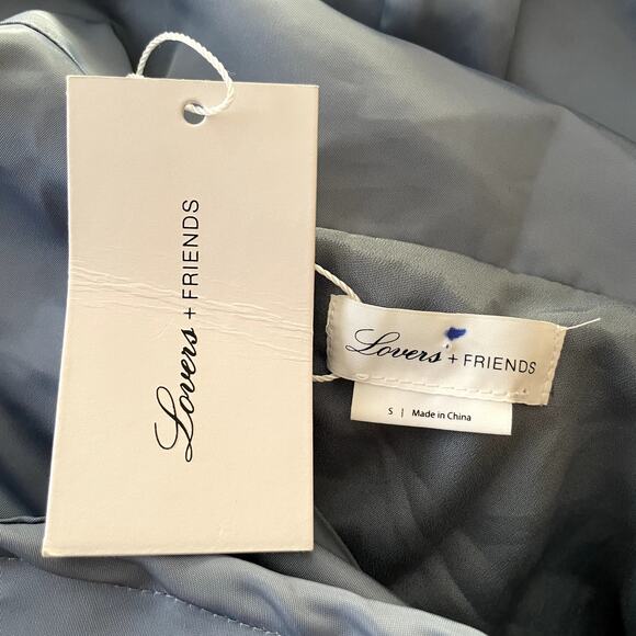 Lovers + Friends Lydia Pullover Jacket Storm Blue Windbreaker Size Small NWT - Picture 5 of 9